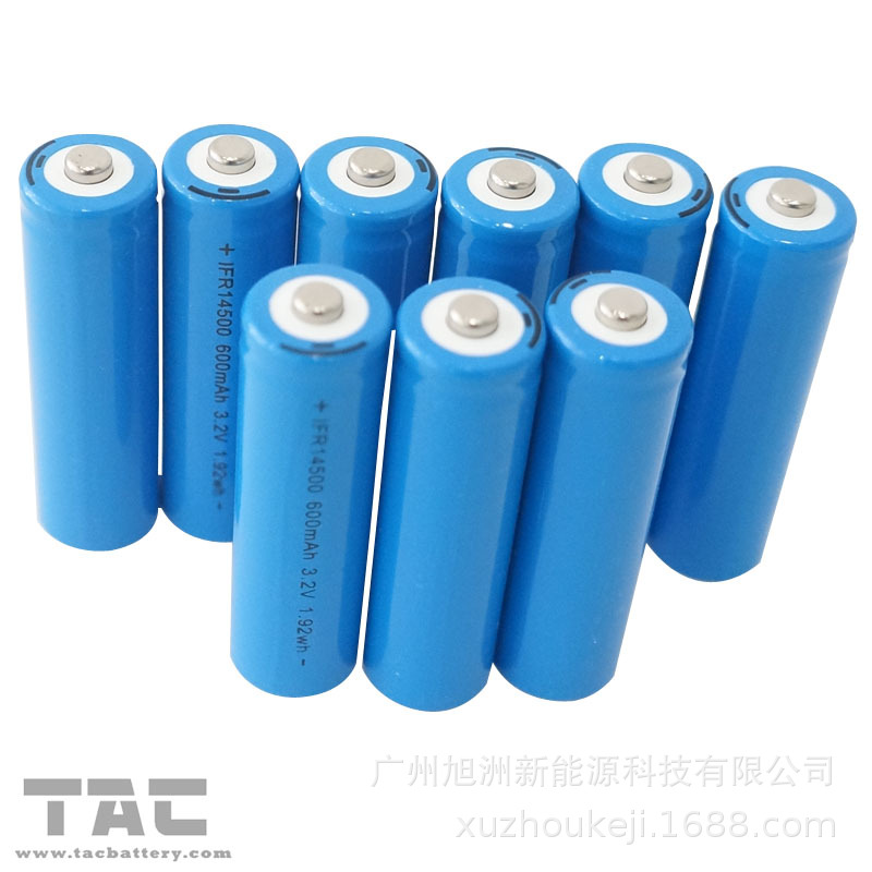 磷酸铁锂14500圆柱电池 IFR14500太阳能灯用电池
