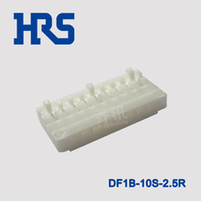 HRS广濑 DF1B-10S-2.5R 白色胶壳10pin 连接器 线线插头 线板插座