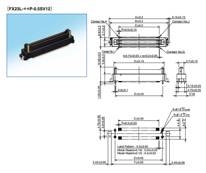 FX23L-60P-0.5SV12 ��԰������� ����60pin������ HRS���ݿ��