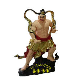 哼哈二将图片 四大天王佛像寺庙守护神像河南佛像厂直销