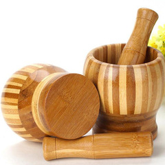 1 Direct Sales Wholesale Bamboo Garlic Press Striped Garlic Paste Machine Manual Garlic Tool Street Stall Exhibition Hot Selling Kitchen Utensils