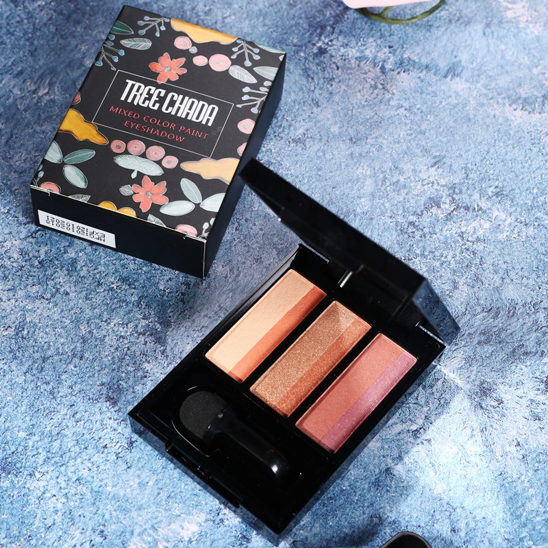 Есть китайский стандарт Thai TreeChada гриб шестиколор Pearl Light Duster Girl Network Red Gradient Eye Shadow