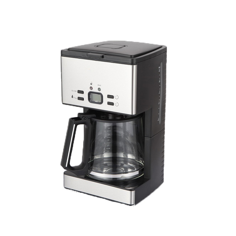 Reserva inteligente cafetera americana goteo máquina de café pantalla LCD con sincronización hogar máquina de café