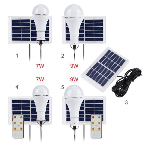 LED solar light hook light camping light night light round bulb light solar courtyard light Christmas light