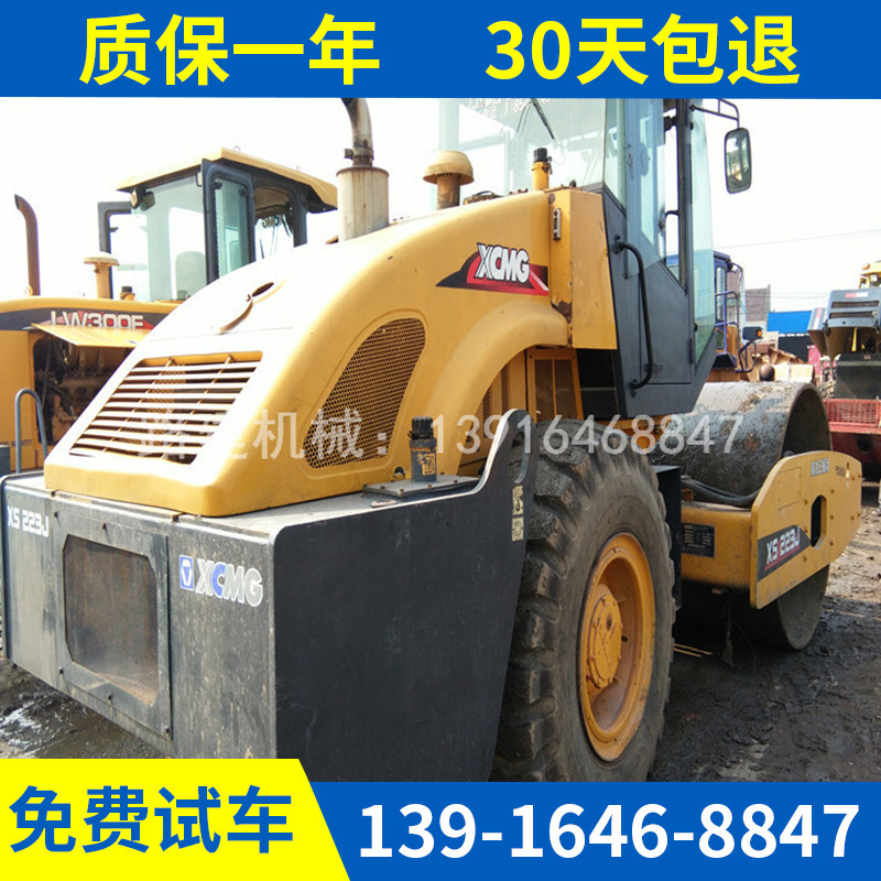 二手压路机徐工22吨单钢轮浙江价格 20 26 双钢轮 胶轮二手压路机