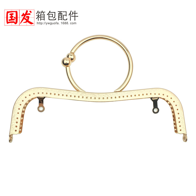 22CM cintura cóncava en relieve brazalete en forma de O oro brazalete creativo oro de mano oro de mano oro