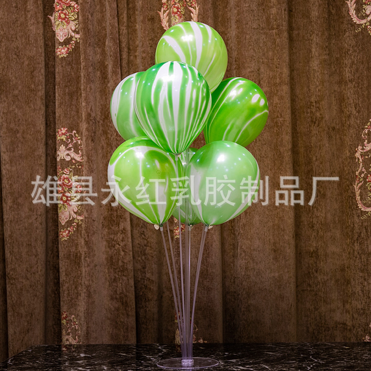 Boda cumpleaños decoración apoyos globo de látex al por mayor 10 pulgadas ágata globo celebración fiesta globo