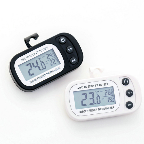 Amazon's hot electronic digital refrigerator thermometer freezer cold storage moisture-proof water indoor accuracy thermometer