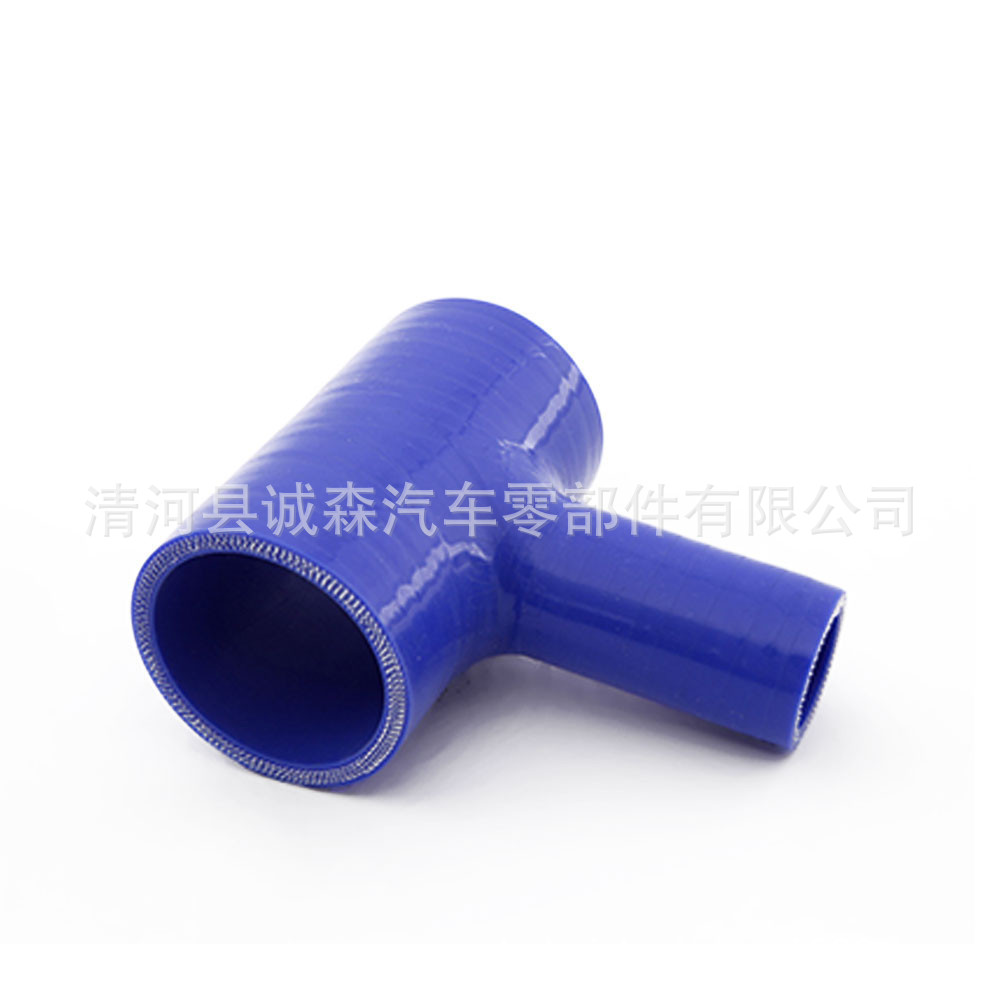供应T型汽车硅胶管 涡轮增压器硅胶管 夹布硅胶管