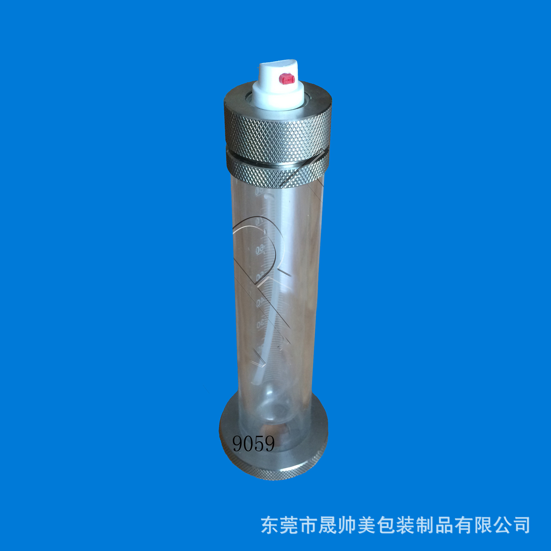 厂家直销80ml气雾剂试管喷雾罐实验杯 钢化玻璃气雾剂压力试管