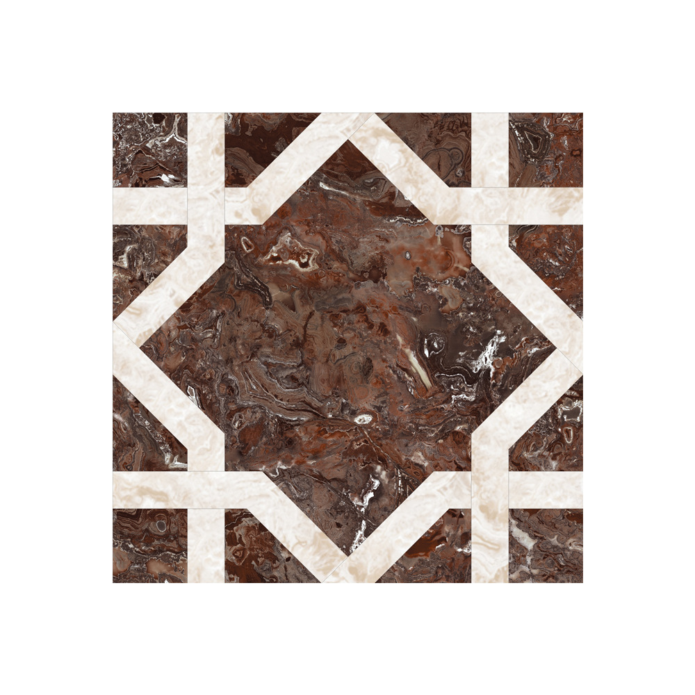 Papel pintado autoadhesivo al por mayor imitación mármol cristal europeo azulejo pegatinas salón decorativo piso pegatinas autoadhesivas piso parche