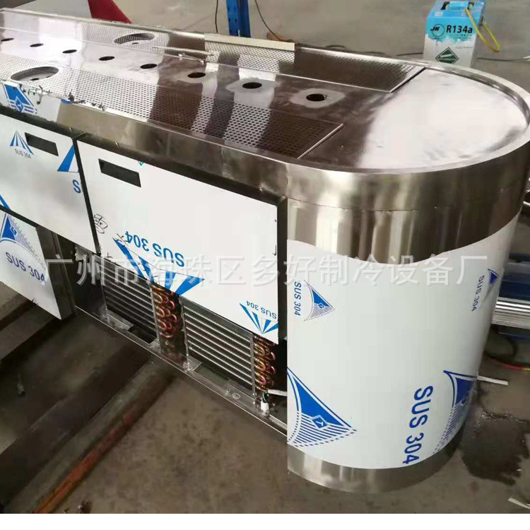 厂价直销冷藏操作台冷冻工作台商用不锈钢冰柜酒吧调酒柜啤酒柜