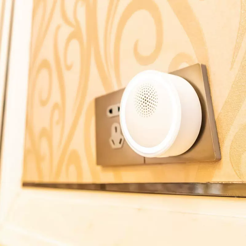 室内现场声光报警器外壳无线门铃外壳智能语音喇叭外壳