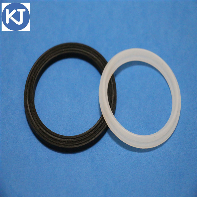 厂家直销O型耐磨损橡胶垫片 电器圆形黑色防滑硅橡胶垫圈加工