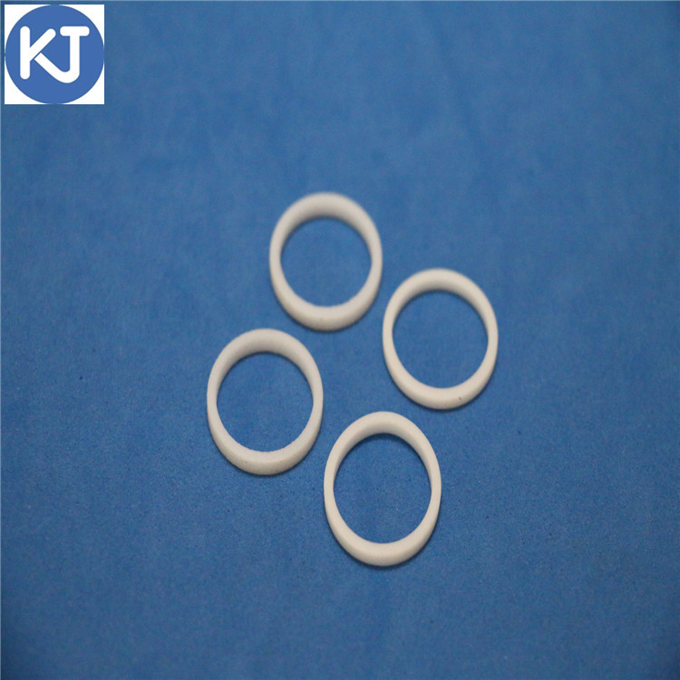 供应聚四氟乙烯密封圈制品 白色四氟异型气缸回旋密封件加工