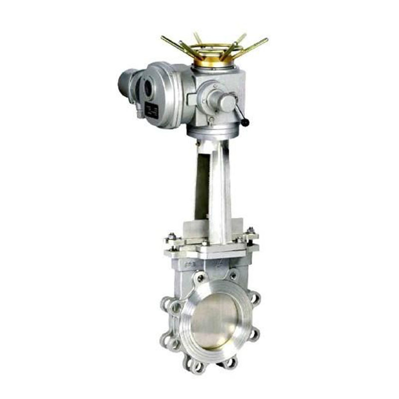 电动刀闸阀Z941H-16不锈钢刀型闸阀电动平板闸阀电动对夹式刀闸阀