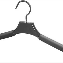 海绵衣架黑色儿童防滑无痕实木衣架灰色原木色衣架批发 尺寸可议