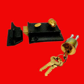 室内外装门锁执手锁弹子插芯门锁 球形门锁二保险弹子门锁1939