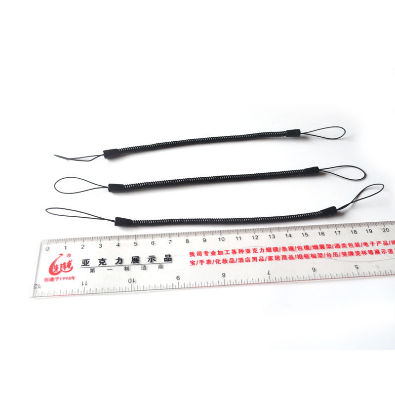 Stylus cuerda de primavera Cordón de teléfono móvil cuerda de resorte de plástico cuerda anti-Perdida cuerda fija