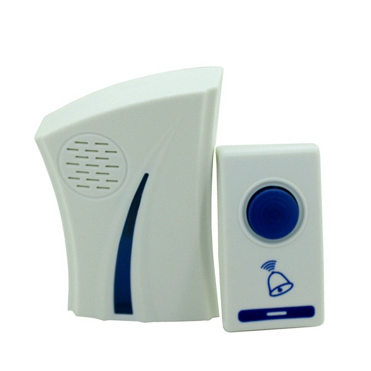 外销家用无线电子门铃 轻触按键多铃声家用 灯光提示老人呼叫器