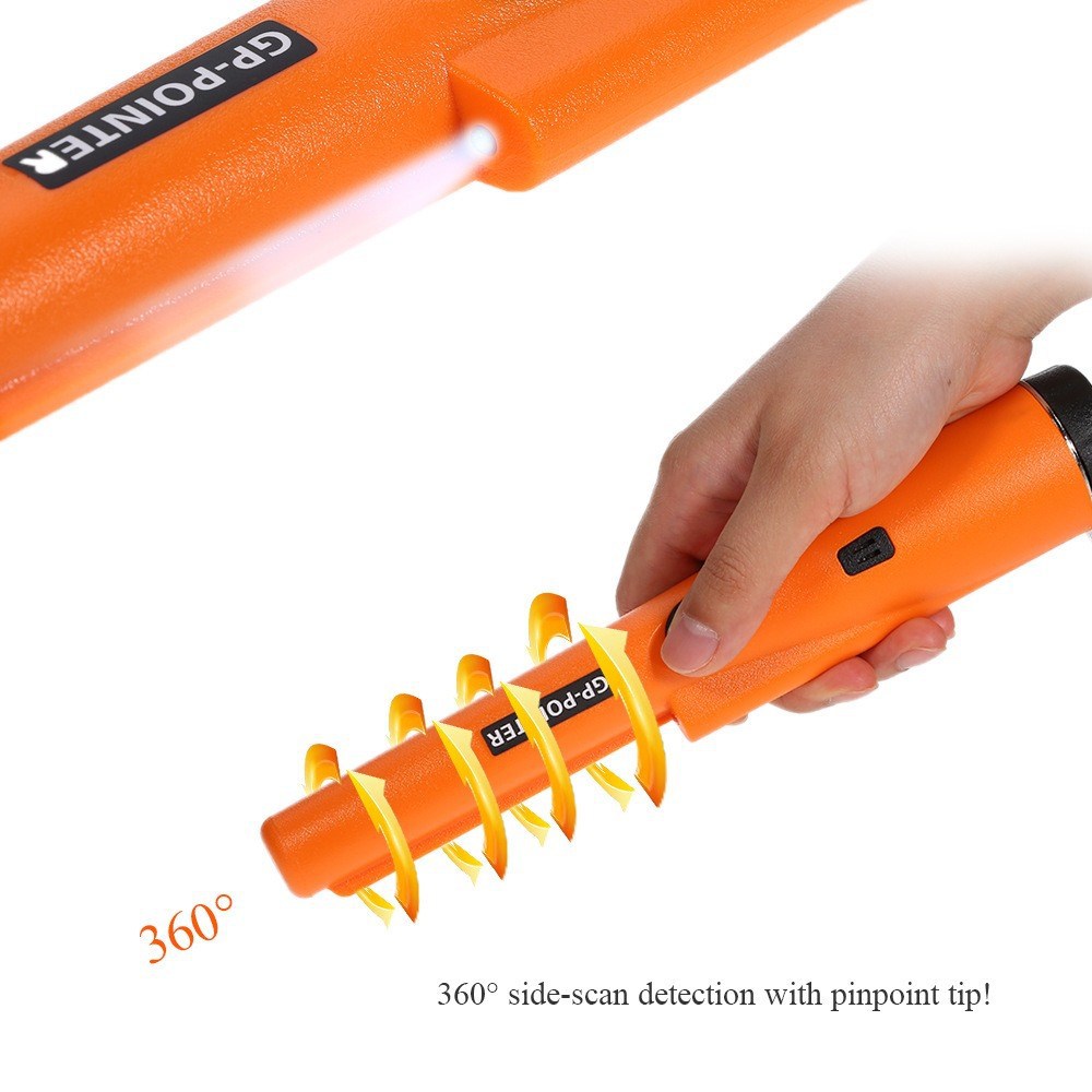 新版GP-POINTER手持金属探测器探测黄金银元铜钱文物硬币