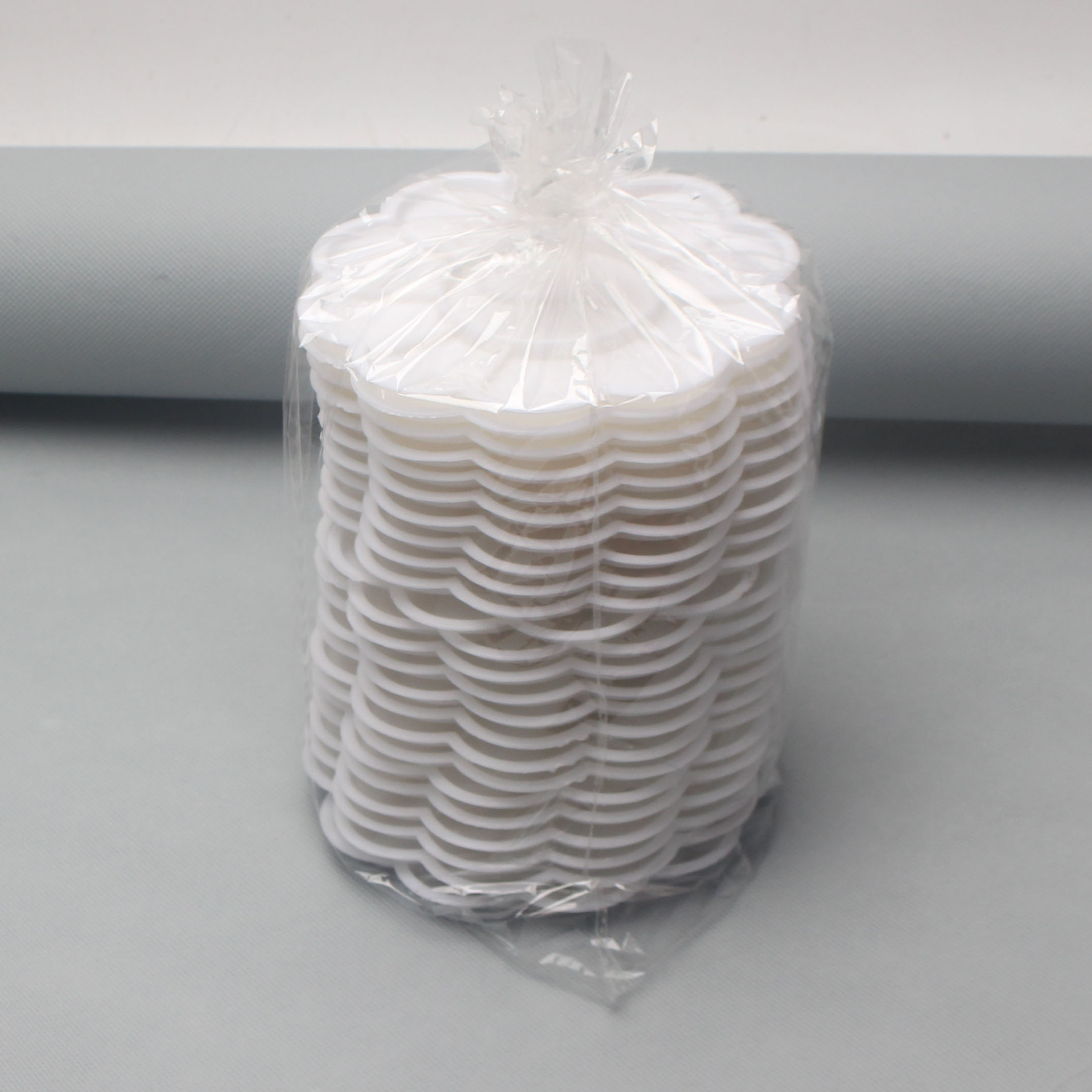 De plástico de imitación de porcelana de pintura de los niños Plum pigmento paleta de múltiples diámetros opcional fábrica al por mayor