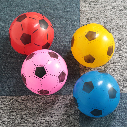 Inflatable football small ball Inflatable toys outdoor indoor bouncy ball Kindergarten racket ball sports ball wholesale