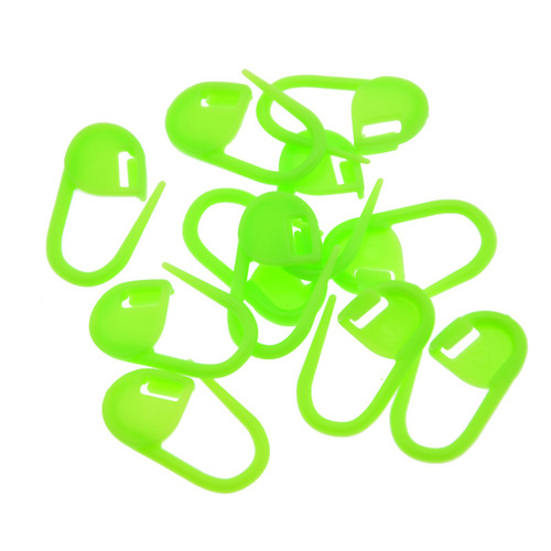 Colorful knitting yarn small mark buckle, colorful safety pin, plastic positioning buckle diy anti-unlocking pin buckle wholesale