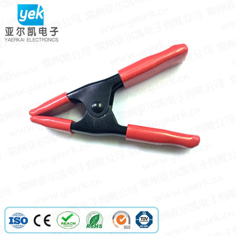 供应条形沾塑夹 帐篷电泳漆夹 PVC注塑喷塑夹厂家批发