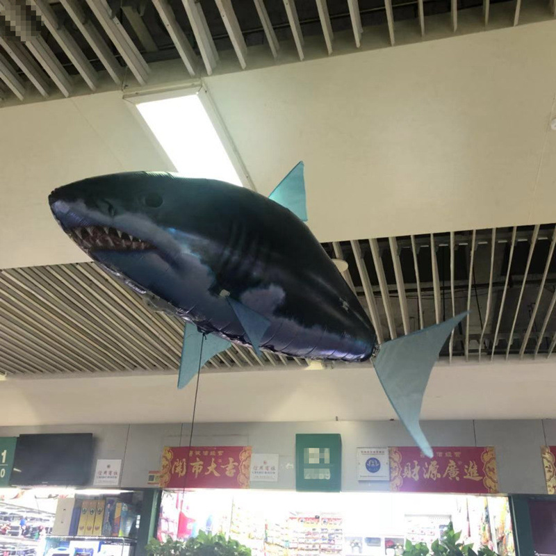 Control remoto Flying Shark Flying Fish payaso pescado juguete boda cumpleaños diseño educativo de los niños eléctrico inflable