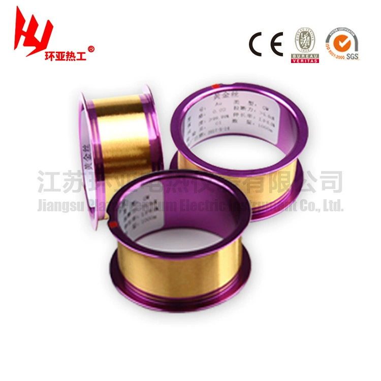 Провод Золота провода АУ99.99 золота драгоценного металла экспериментального электрода 0.025мм0.5мм0.8мм материальный