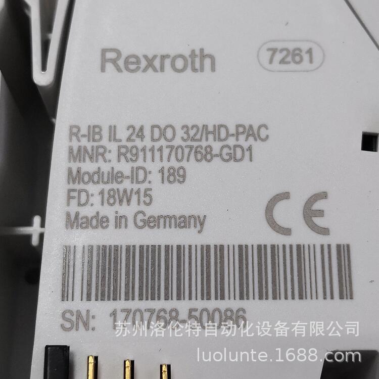 R911170768  R-IBIL24DO32/HD-PAC Rexroth /接线模块 /现货供应