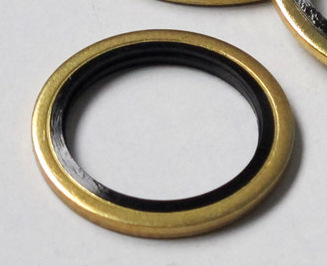 BS碳钢组合垫圈德标 法标 英制 公制螺纹堵头管接头垫片自定芯