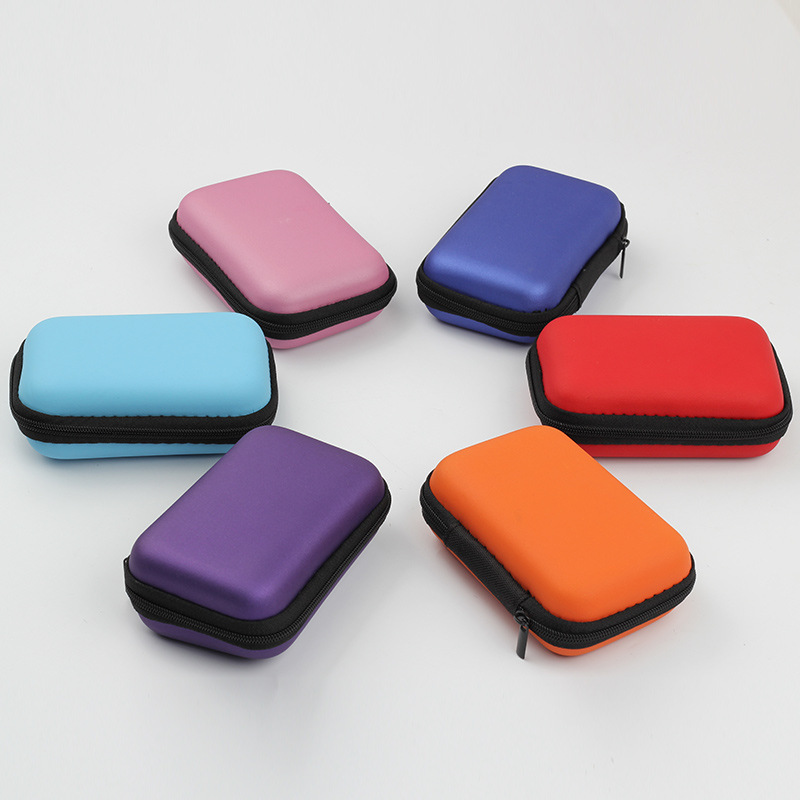厂家现货eva包耳机收纳包数码收纳盒耳机包装数据线包装盒