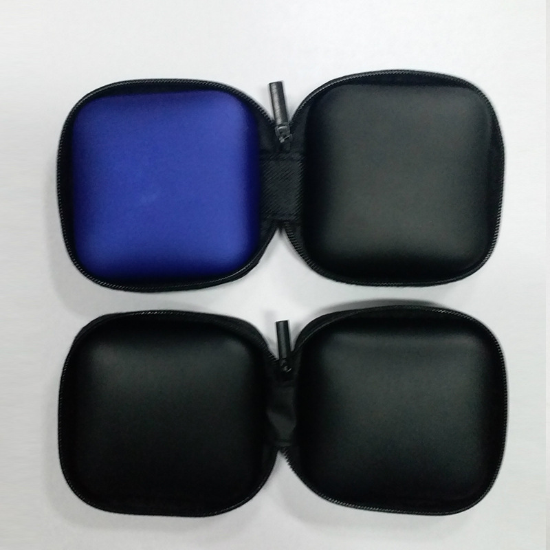 中性耳机收纳盒方形耳机包数据线包装数码包装pu耳机收纳包eva包