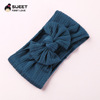 Summer advanced hair accessory, children's nylon headband with bow, high-quality style