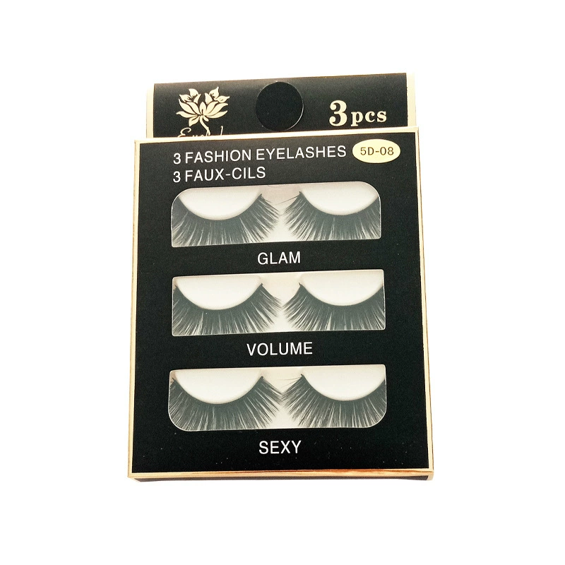 Soft false eyelashes, 3D, European style