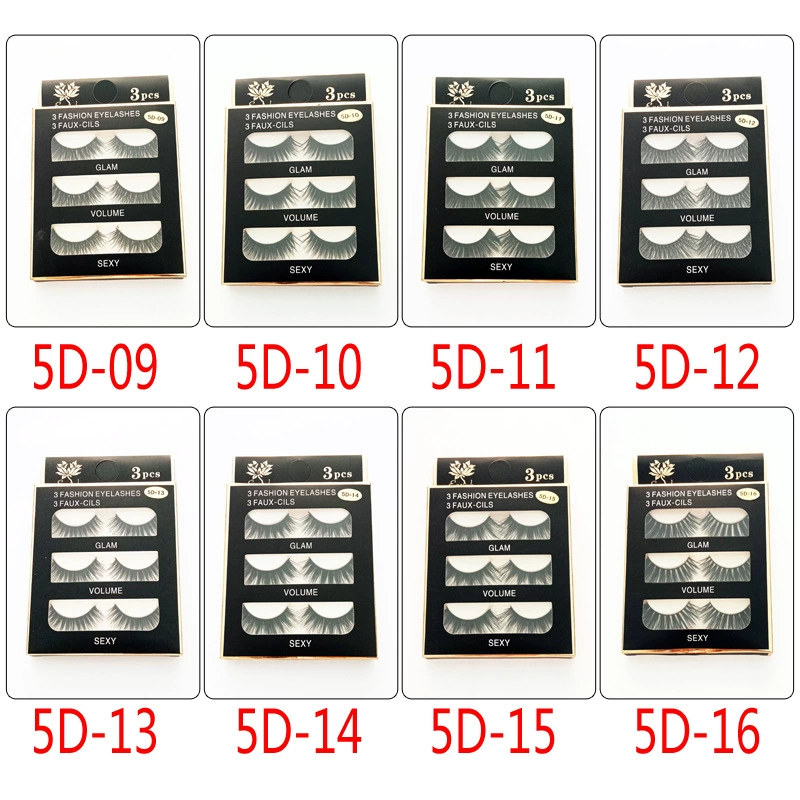 Soft false eyelashes, 3D, European style