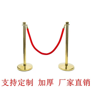 钛金皇冠头礼宾杆不锈钢挂绳一米线隔离带酒店礼宾栏出口包装定制