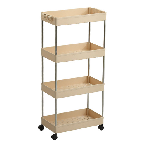 Bathroom toilet storage rack multi-layer floor-standing sandwich kitchen storage rack storage rack storage rack trolley