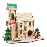 Хижина, домик, трехмерная деревянная головоломка, конструктор, игрушка, DIY, оптовые продажи