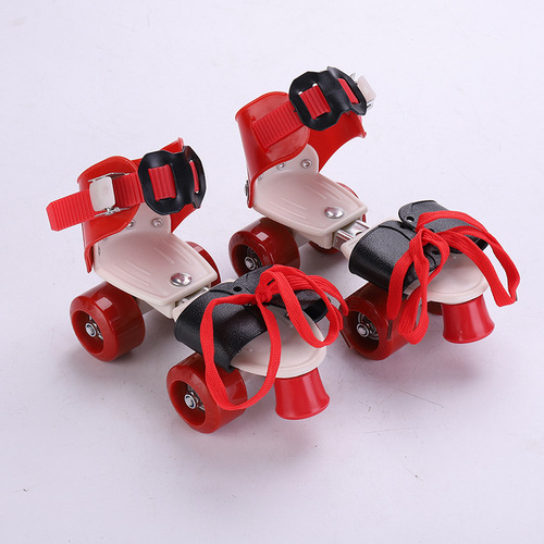 Roller skates with two rows of wheels, four wheels, children's adjustable roller skates, inline skates, roller skates for dry ice skating