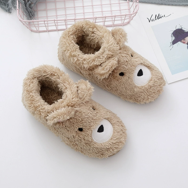 Демисезонные нескользящие износостойкие тапочки, (跨境贸易), Aliexpress, с маленькими медведями, оптовая продажа