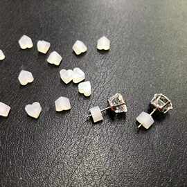 DIY新款硅胶耳塞五角星心形耳堵手工制作配件耳钉首饰饰品