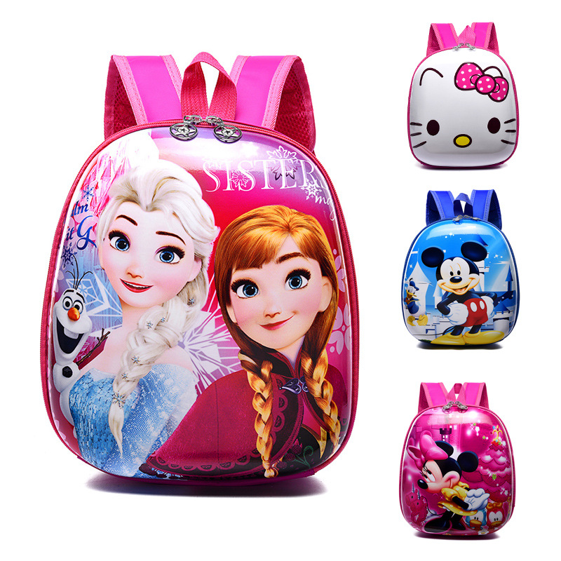 Children's backpack hard shell anime set for kids kindergarten cartoon 2-3-5 years old boys and girls dual shoulder bag