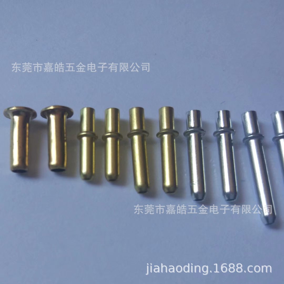 批发空心GU5.3 针脚 一头尖MR16插针黄铜镀锡好上锡不氧化