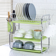 Storage rack multi-layer household drain rack dish rack kitchen floor cabinet dish rack storage artifact sundry rack