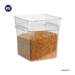 Jinde 8L ствол ствола ПК Square Reserve Squarre Square Прозрачный водохранилище рисовая ведра отель кухня специальная специальная