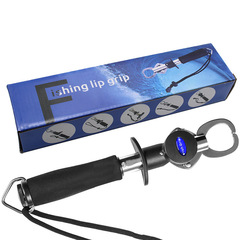 Fish catcher with scale and ruler, stainless steel fish catching equipment, fish gripper, fishing gear accessories wholesale