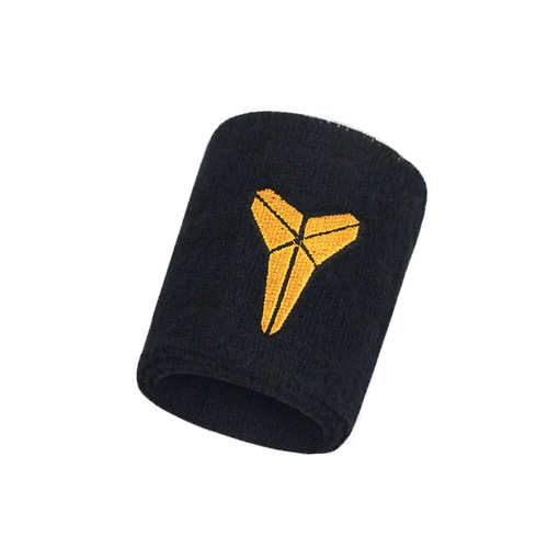 Knitted logo breathable NBA star wristband, anti-twist cushioning, sweat wiping wrist protection, running pure cotton basketball wristband